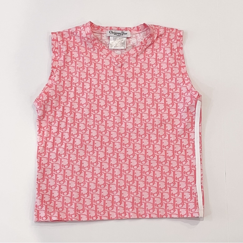 RARE! Dior y2k monogram tank top